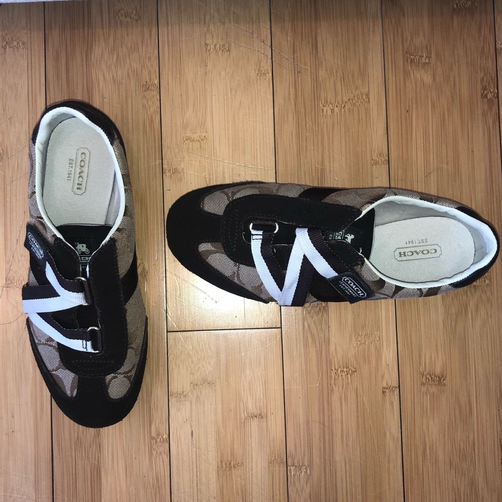 Coach Velcro Strap Sneakers
